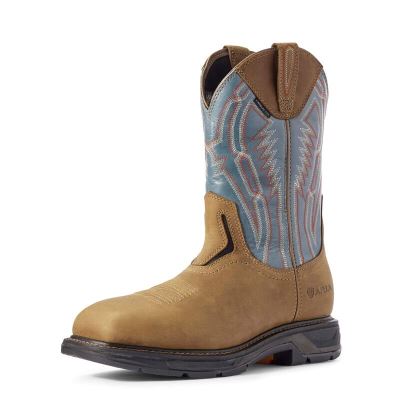 Ariat WorkHog XT Kahverengi / Gümüş Iş Ayakkabıları Erkek (42513-935)